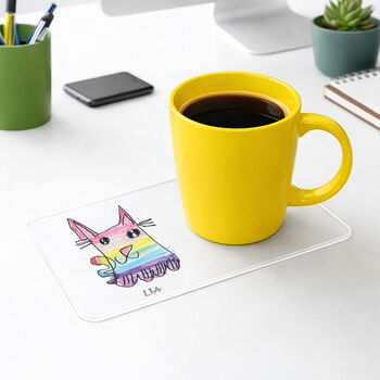 Personalised Childrens Drawing Coaster, 4 of 5