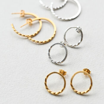 Statement Twisted Studs, 2 of 4