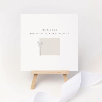 Personalised Will You Be My Maid Of Honour Card, 3 of 3