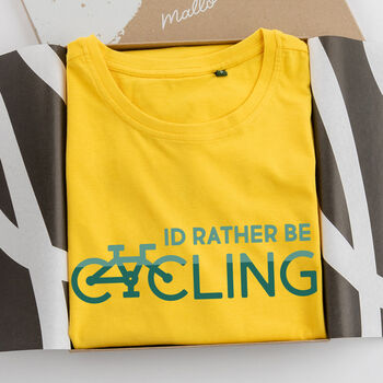 'I'd Rather Be Cycling' Cotton T Shirt, 2 of 6