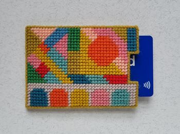 'Carnival' Card Case Needlepoint Kit, 2 of 4