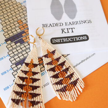 Make Your Own Beaded Fringe Earring Kit, 4 of 6