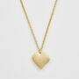 Gold Forget Me Not Heart Locket Necklace, thumbnail 5 of 9