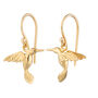 Hummingbird Hook Earrings, Silver Or Gold Plated, thumbnail 6 of 6