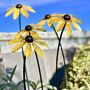 Set Of Five Rudbeckia Flower Sculptures, thumbnail 4 of 7