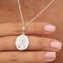 Virgo Zodiac Necklace, Sterling Silver Or Gold Plated, thumbnail 1 of 11