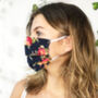 Floral Fabric Face Mask, thumbnail 1 of 12
