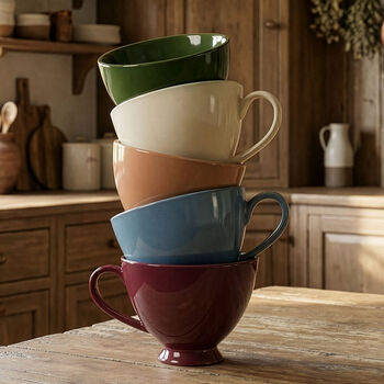 Father's Day Large Montmarte Coloured Mugs Gift, 2 of 8