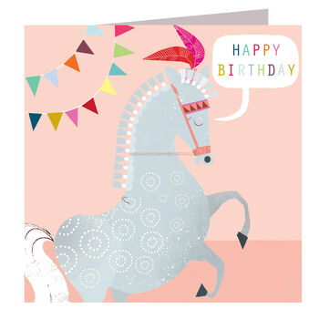 Happy Birthday Horse Card, 2 of 5