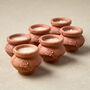 Handmade Terracotta Candles Box Of Six | Original Scent, thumbnail 9 of 9