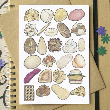 Potato Alphabet Kitchen Art Print Unframed, 2 of 3