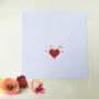 Valentine's Butterfly Love U To The Moon And Back Card, thumbnail 4 of 11