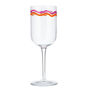 Scallop Edge Printed Wine Glass, thumbnail 4 of 8