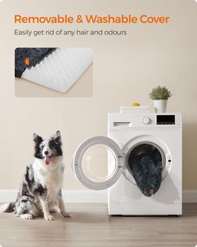 Dog Bed Egg Crate Foam Pet Bed Washable Cover, 7 of 8