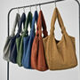Fair Trade Vegan Comfy Everyday Shoulder Bag Zip Close, thumbnail 1 of 12