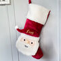 Personalised Character Velvet Stocking, thumbnail 1 of 4