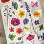 Colourful Floral Vinyl Sticker Sheet, thumbnail 4 of 4