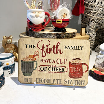 Personalised Hot Chocolate Station Sign, 6 of 12