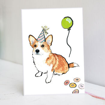 Corgi Birthday Card By Pet Portrait Illustration | notonthehighstreet.com