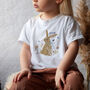 Personalised Easter Bunny T Shirt With Boy Or Girl Name, thumbnail 9 of 9