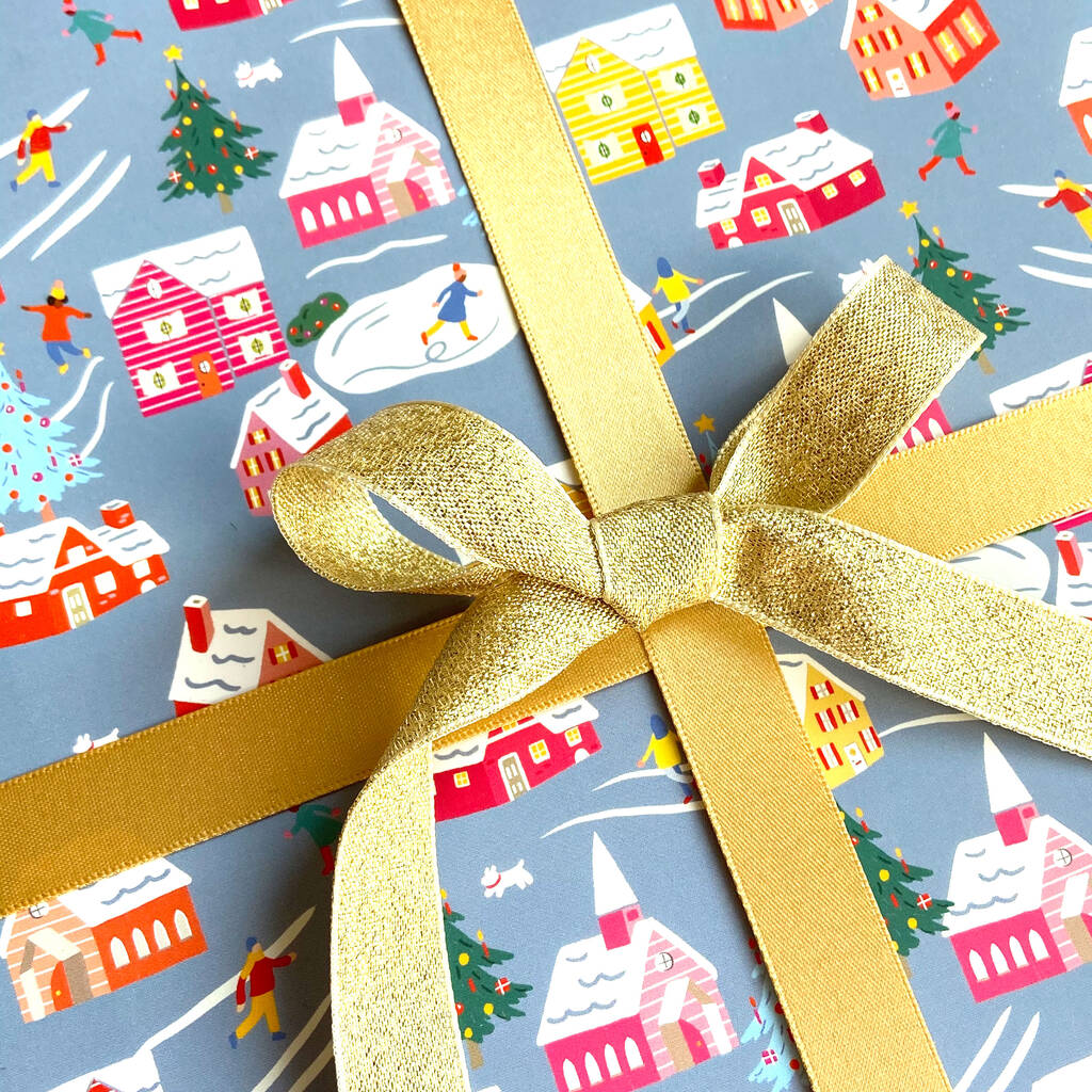 christmas-village-wrapping-paper-by-ickaprint-notonthehighstreet