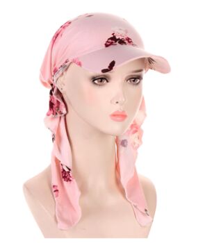 Chemo Headwear Beanie Hat Cap With Headscarf, 2 of 9