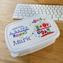 Personalised 'Happy Lunch' Lunchbox, thumbnail 5 of 10