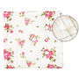 Helmsley Blush Vintage Floral Square Seat Pads, thumbnail 2 of 7