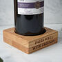 Oak Wine Bottle Holder 'Pairs Well With Friends' | Special Gift | Birthday | Oak | Wine Gift | Special Friends, thumbnail 1 of 2