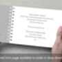 Personalised 70th Monochrome Birthday Guest Book, thumbnail 4 of 10