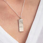 Personalised Dog Lovers Necklace In Sterling Silver, thumbnail 1 of 4