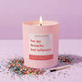Funny Gift For Friend My Favourite Bad Influence Friendship Candle, thumbnail 1 of 4