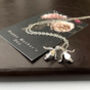 Double Lily Flower Drop Necklace, thumbnail 6 of 12