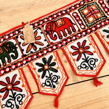 Traditional Indian Toran Hanging Door Valance, 6 of 6