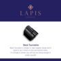 The En Pointe Black Tourmaline Necklace, Gold, thumbnail 5 of 7