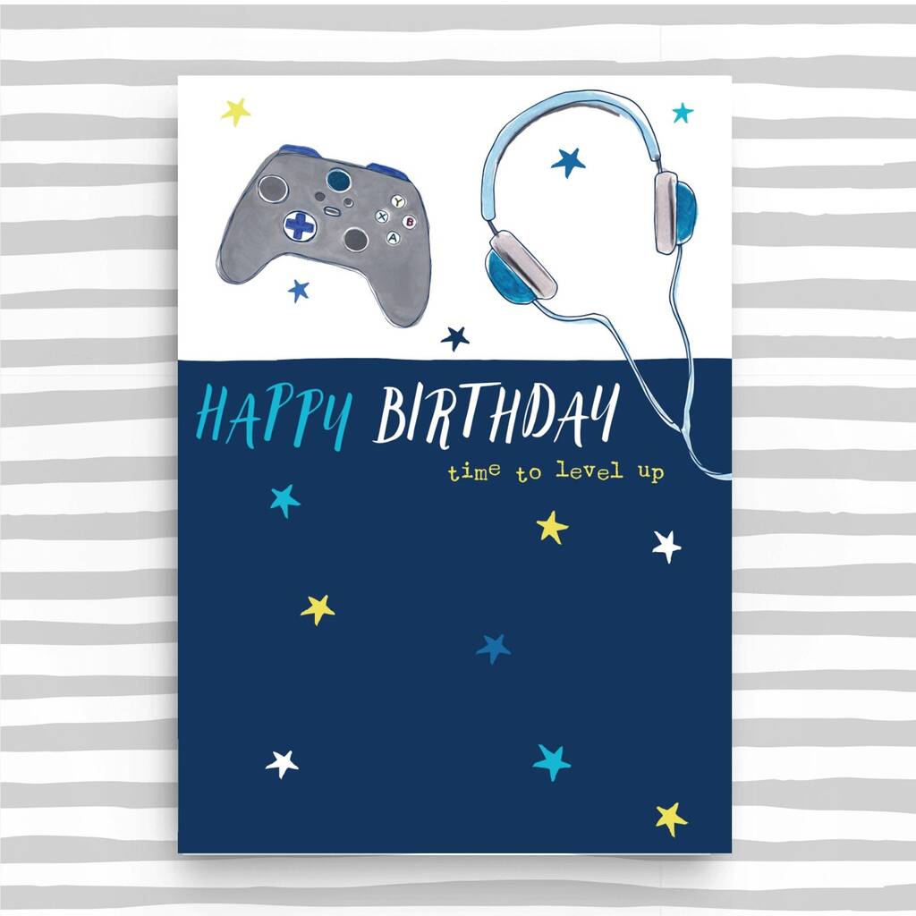 Gaming Birthday Card By Molly Mae®
