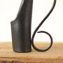 11th Anniversary Gift Hand Forged Steel Dinner Candle Holder, thumbnail 7 of 10