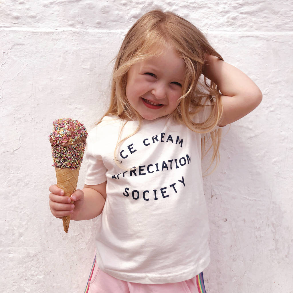 'Ice Cream Appreciation Society' Kid's T Shirt, 1 of 10