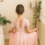 Aluna In Baby Pink ~ Flower Girl /Party Dress, thumbnail 4 of 5