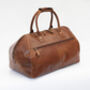 Woman's Small Leather Travel Holdall Bag, thumbnail 12 of 12