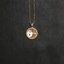 Asta Zodiac Necklace Mother Of Pearl 18 K Gold Plated, thumbnail 10 of 12