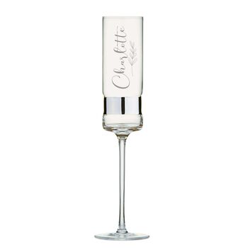 Personalised Botanical Champagne / Prosecco Flute, 5 of 6