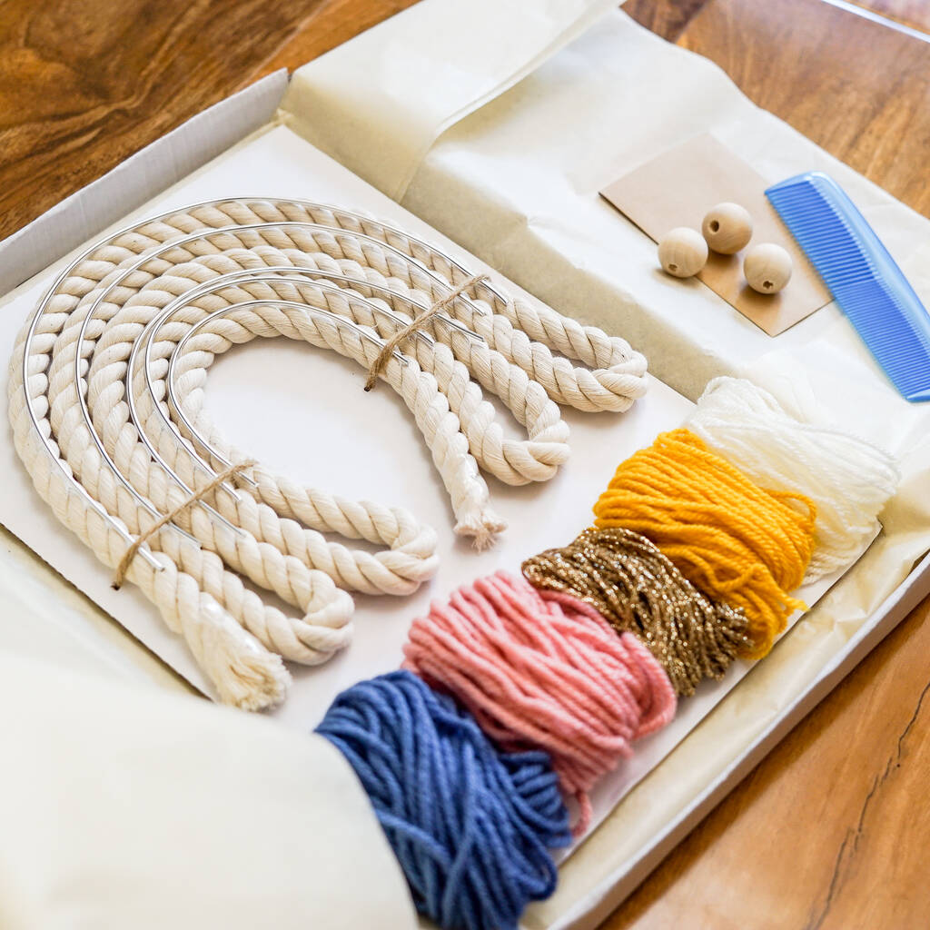 Rainbow Wall Hanging Diy Kit By So Creative Company