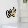 Personalised Layered Wooden Name Sign, thumbnail 2 of 4
