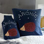 Hedgehog Personalised Hot Water Bottle Cover Gift, thumbnail 4 of 6