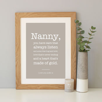Personalised 'Grandma/Nanny' Gift, 5 of 8