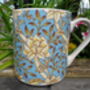 Jumbo Mug In Vintage William Morris Blue Chrysanthemum Design, thumbnail 2 of 7