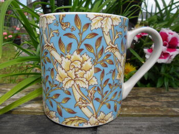 Jumbo Mug In Vintage William Morris Blue Chrysanthemum Design, 2 of 7