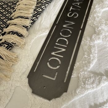 London Stadium Metal Football Street Sign – Designed And Made In Britain, 2 of 7