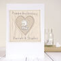 Personalised 2nd Cotton Wedding Anniversary Card, thumbnail 1 of 10